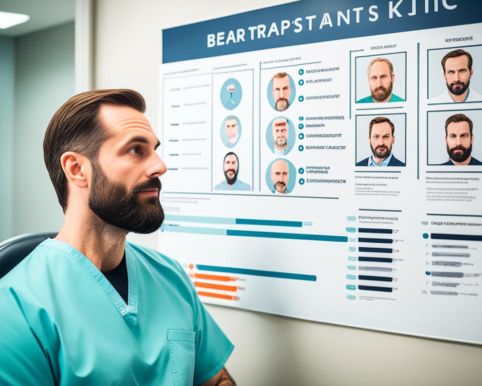 Beard transplant combined with other procedures