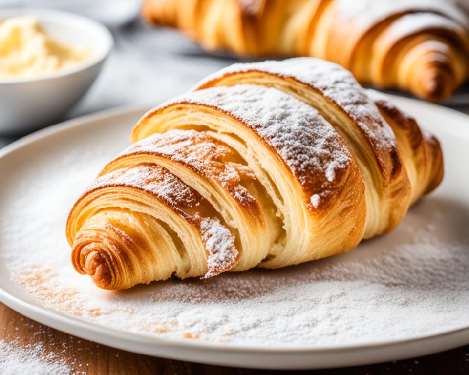 Homemade croissants